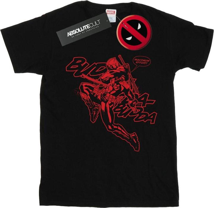 Deadpool Budda Budda Maglietta Uomo (L)