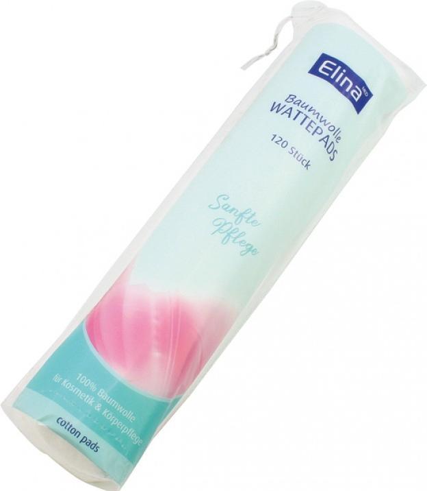 Produktbild Elina Wattepads 120er Make-Up 100% Baumwolle, 5cm
