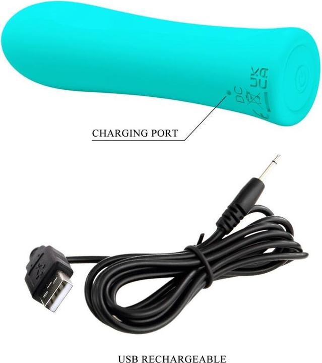 Produktbild Pretty Love Alfreda Super Power Vibrator Aqua Green