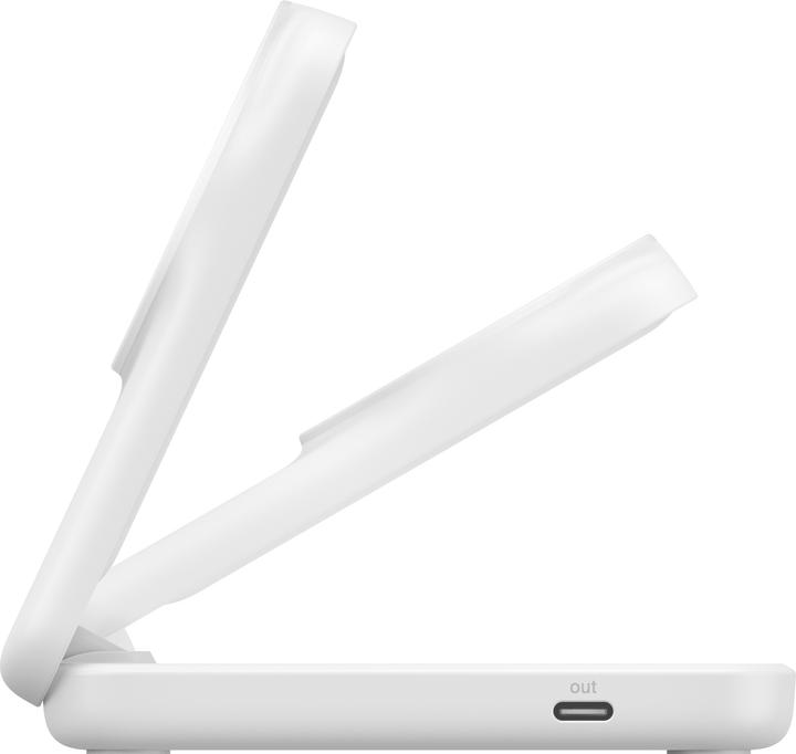 Produktbild Belkin UltraCharge 2-in-1 Qi2 Ladestation (25 W)