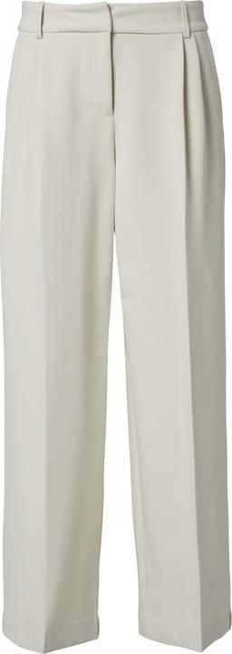 Comma Hose Hochwertige Stoffhose mit Wide Leg und Detail am Bund