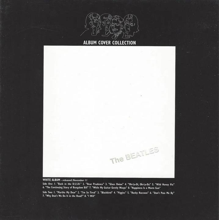 Actual product image The Beatles White Album Greetings Card (1x)