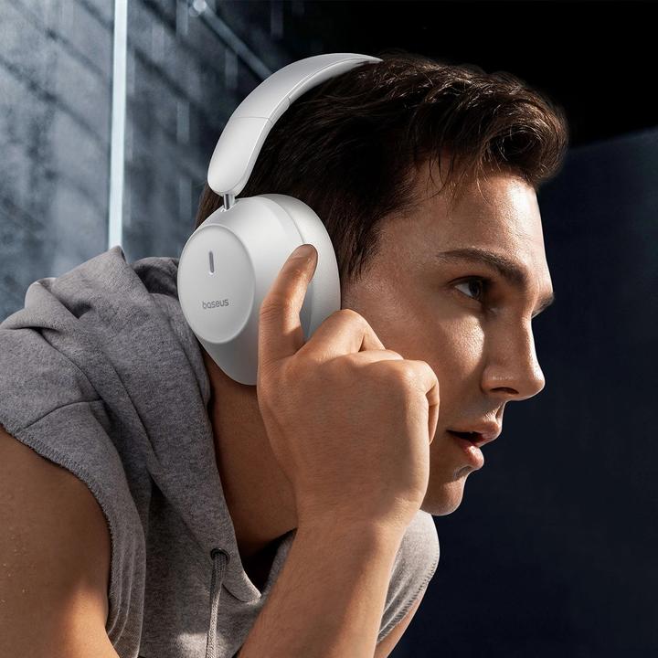 Produktbild Baseus Boss 30 Max Wireless Headphones (white) (NC, 50 h, Kabellos)