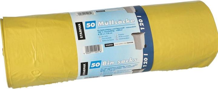 Produktbild Papstar 10051 Abfallbeutel (e) (50x, 120 l)