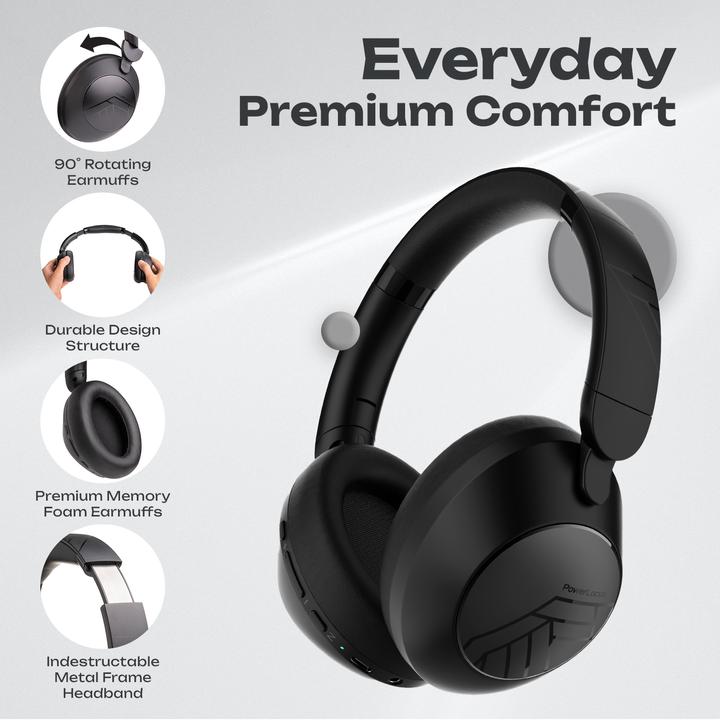 Image du produit PowerLocus Orion Over Ear Bluetooth-Kopfhörer (70 h)