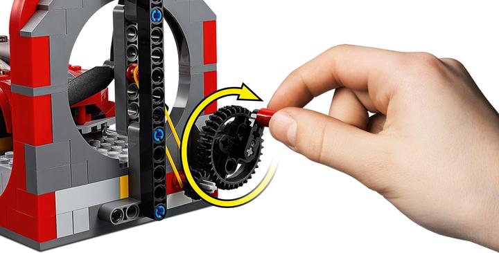 Actual product image LEGO FXX K and development centre (75882, LEGO Speed Champions)