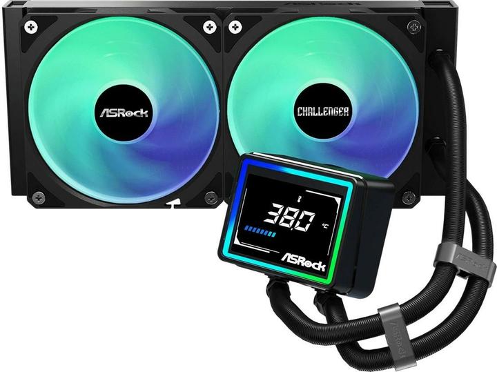 Actual product image AsRock CPC Challenger 240 Digital ARGB Black