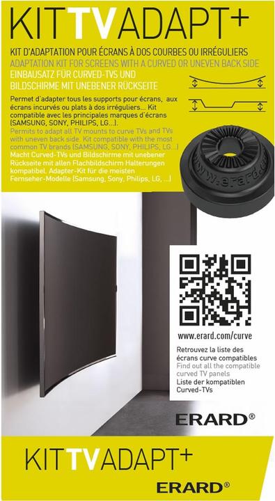 Produktbild Erard KIT CURVE, Einbausatz für gekrümmte Bildschirme