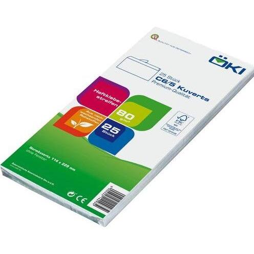 Thumbnail - Office Depot, Briefumschlag, Kuvert 80 g Hf, C5/6, weiss, 25 Stück (C5/6, 25 x)