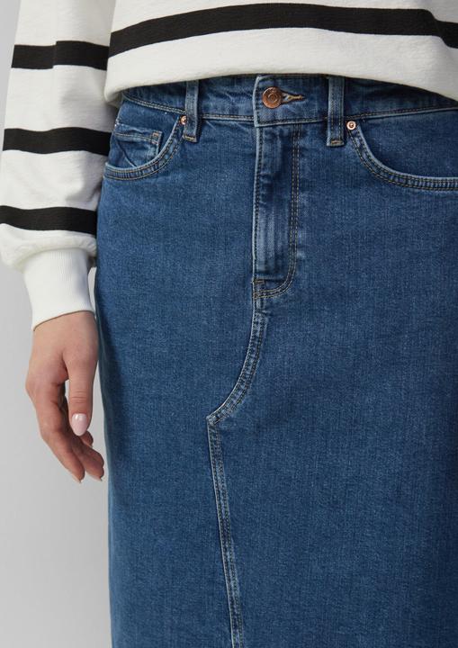 Actual product image S.Oliver Rock Wadenlanger Denimrock mit Schlitz (44)