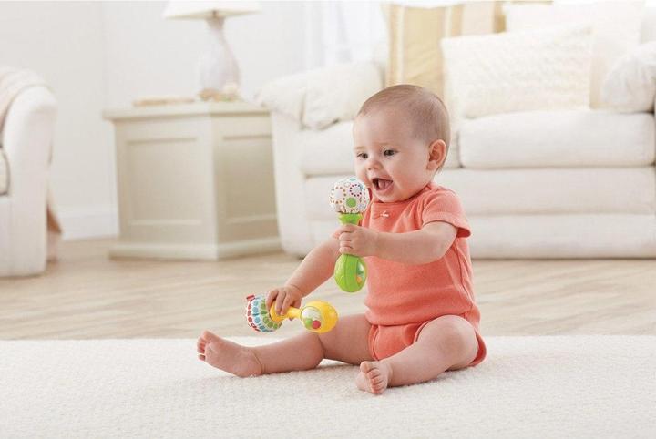 Image du produit Fisher-Price Mes Premières Maracas - Instrument de Musique Bébé - 3 mois et +