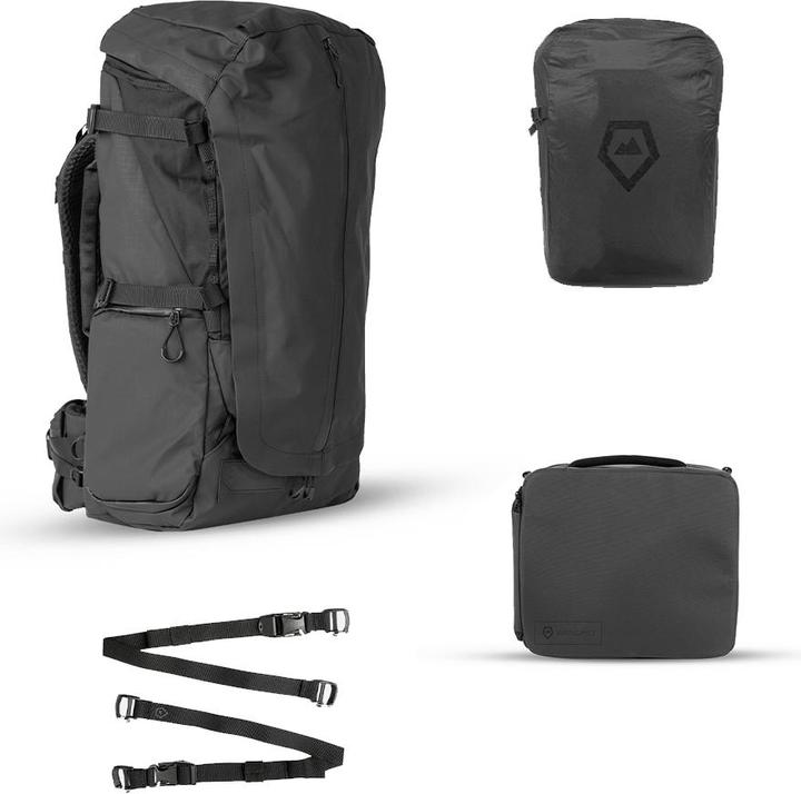 Actual product image Wandrd Backpack Wanderlust S/M black Photo Bundle (Photo backpack, 48 l)