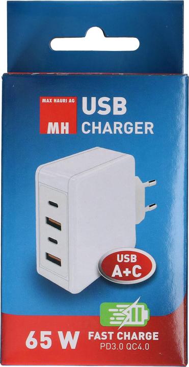Produktbild Max Hauri Schnelladapter (65 W, 4 Ports)