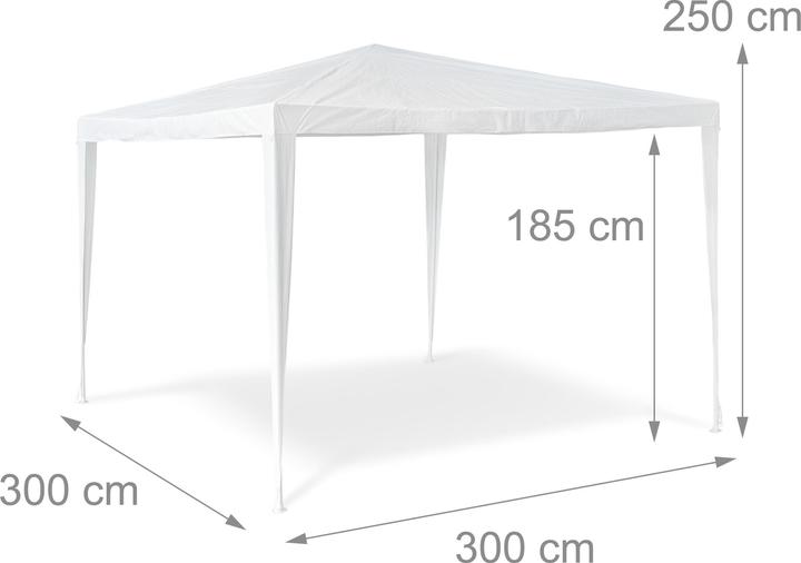 Productafbeelding Relaxdays Paviljoentent (300 cm, 300 cm)