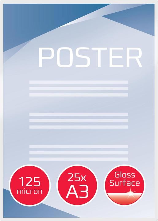 Produktbild GBC DOCUMENT POUCH - Heisslaminier-Folientaschen (A3, 25 Stück, 125 µm)