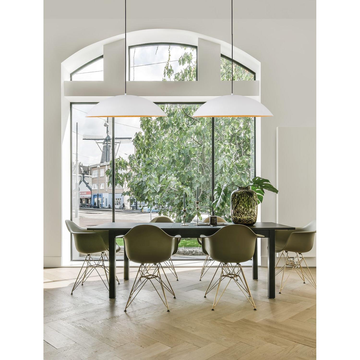 Thumbnail - Nova Luce, Pendelleuchte, GLIM LED Pendelleuchte Weiss 42W Warmweiss 120x58cm dimmbar 9081280