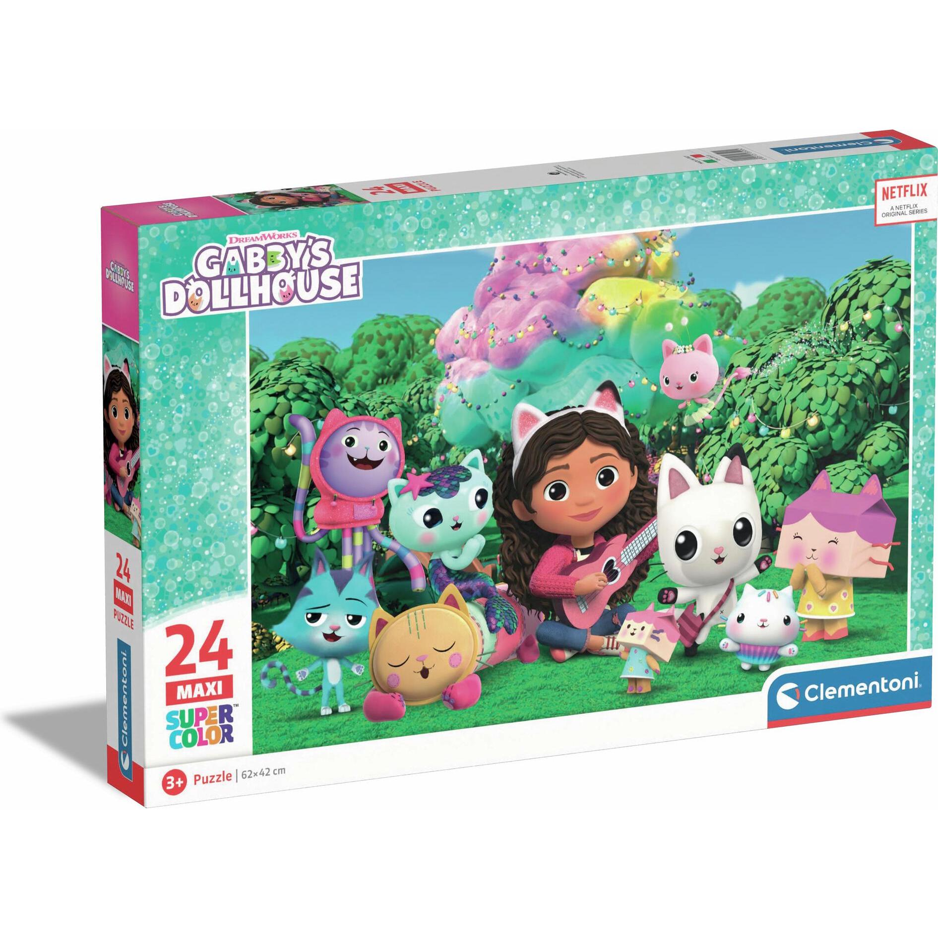 Clementoni Multicolore Puzzle Di Gabby Per La Casa Delle Bambole Maxi 24 Pezzi. (24 Pezzi)