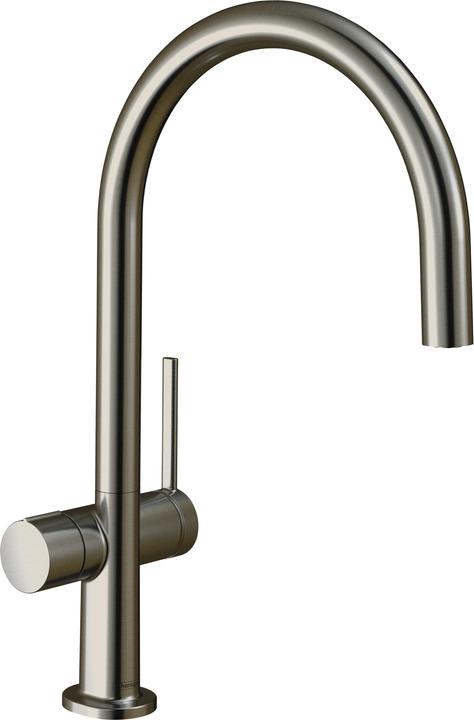 hansgrohe HG single-lever sink mixer 220 TALIS M Appliance stop valve 1jet stainless steel look