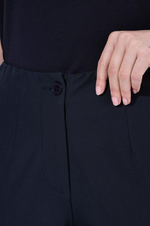 Produktbild Ulla Popken Hose, gerades Bein, Elastikbund, Stretch (48)