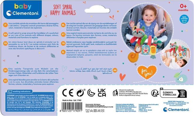 Produktbild Clementoni Spirale Happy Animals