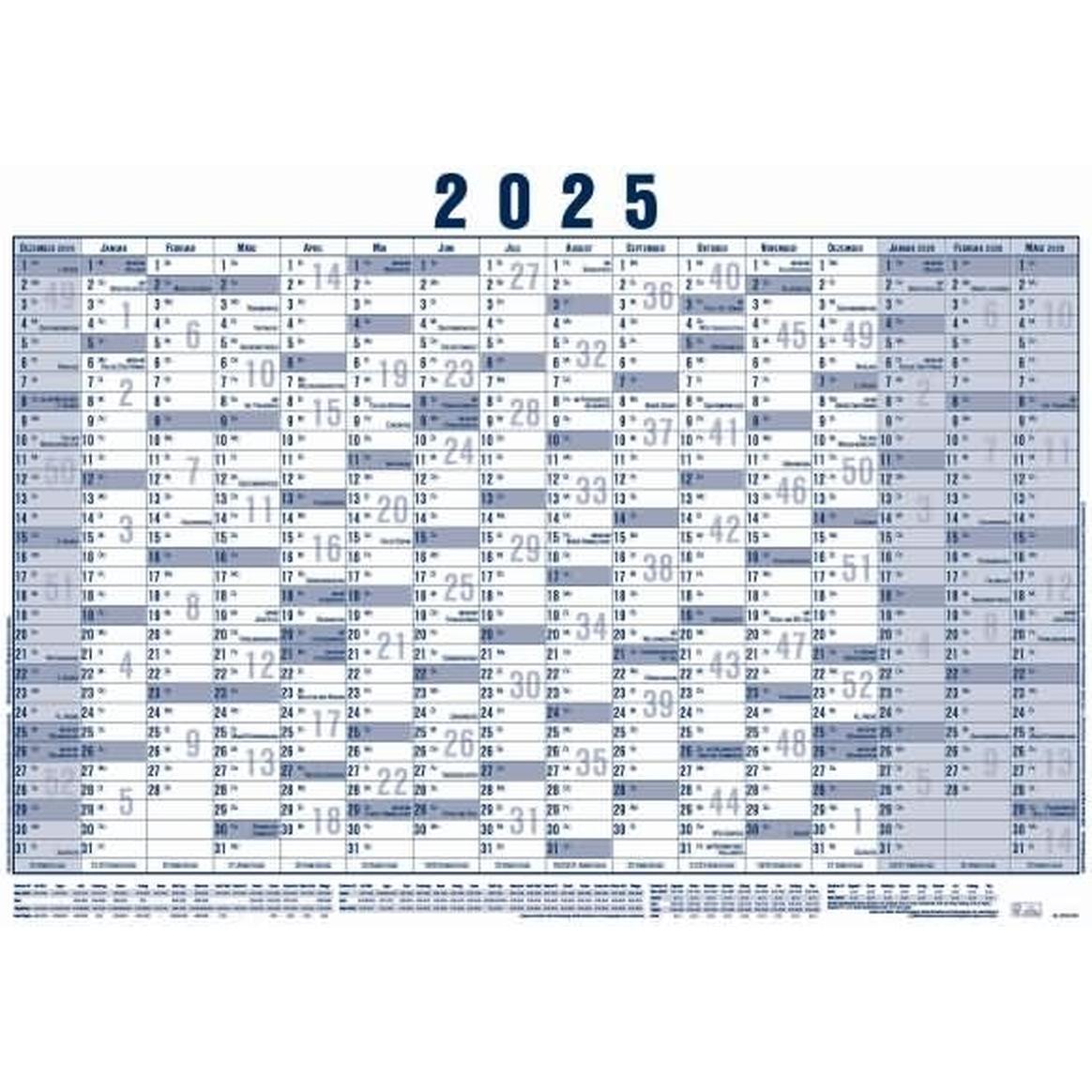 Zettler, Kalender, Plakatkalender 918 100x70cm 16 Monate VE=5 Stück gerollt 2025