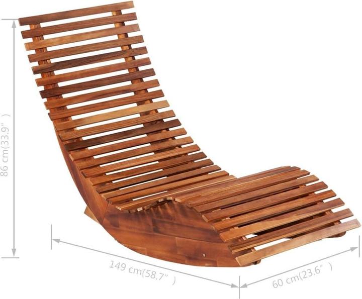 Produktbild vidaXL Gartenliege (149 cm)