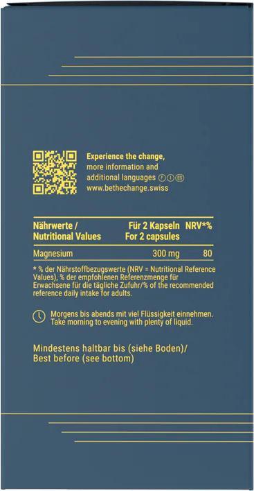 Produktbild BE THE CHANGE Four-Fold Magnesium (60 Stk., Kapseln, 40 g)
