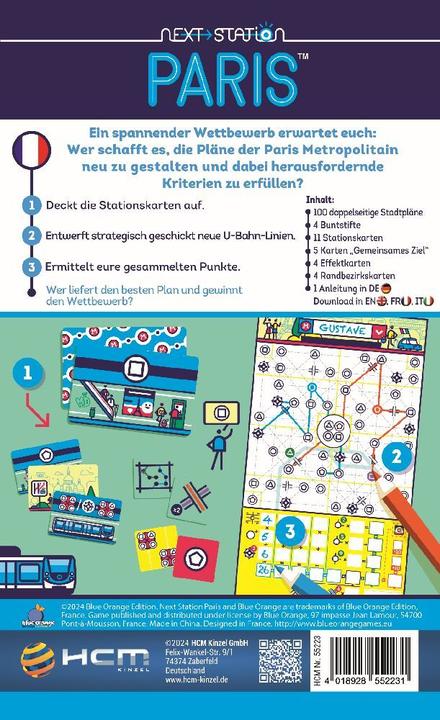 Image du produit HCM Kinzel Prochaine station Paris (Allemand)