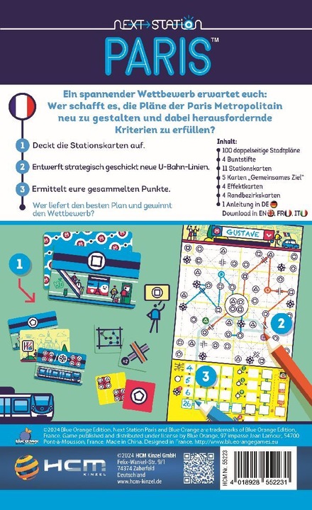 Actual product image HCM Kinzel Next Station Paris (German)