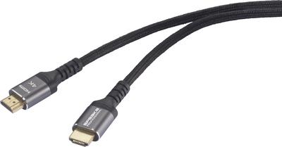 Produktbild SpeaKa Professional HDMI Anschlusskabel HDMI-A Stecker 1.50 m Grau (Metallgehäus (1.50 m)