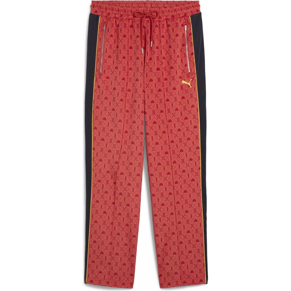 Puma, Herren, Sporthose, ROAD TO UNITY AOP Relaxed Straight Track Pants DK op (XXL), Blau, XXL