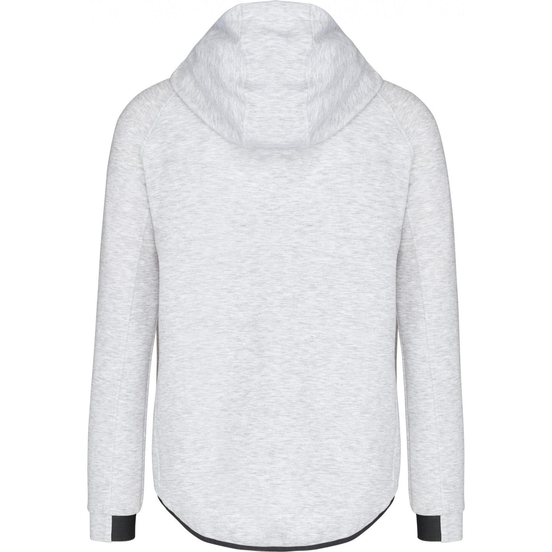 Thumbnail - Proact, Herren, Pullover, Sweatshirt Reissverschluss mit Kapuze, Grau, (S)
