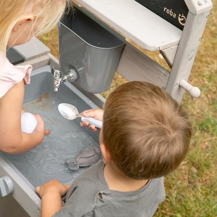 Image du produit Roba Cuisine d'extérieur pour jouer et faire de la boue à l'image d'une maison