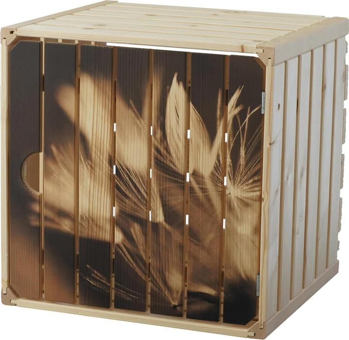 Produktbild Holz Zollhaus Holzharasse Pusteblume mit Tür, 35 x 35 cm (35 x 35 x 35 cm, 39.20 l)