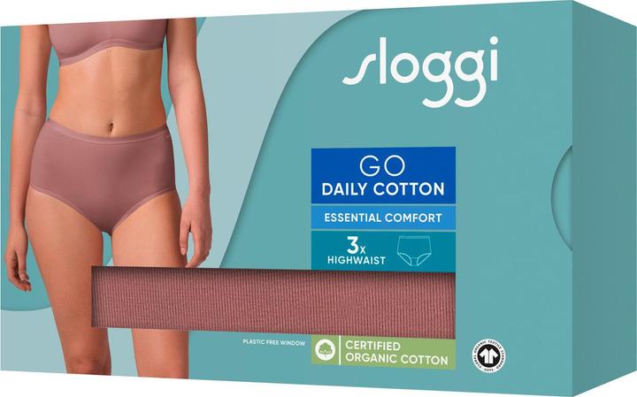 Immagine prodotto Sloggi 3er Pack GO Daily Cotton High Waist Panty (L, confezione da 3)