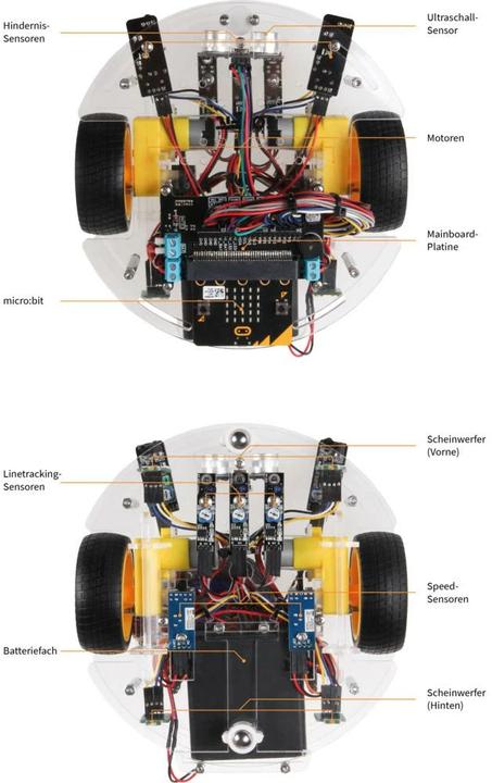 Image du produit Joy-it Micro:Bit "JoyCar" Education Robot Finisseur incl. micro:bit V2
