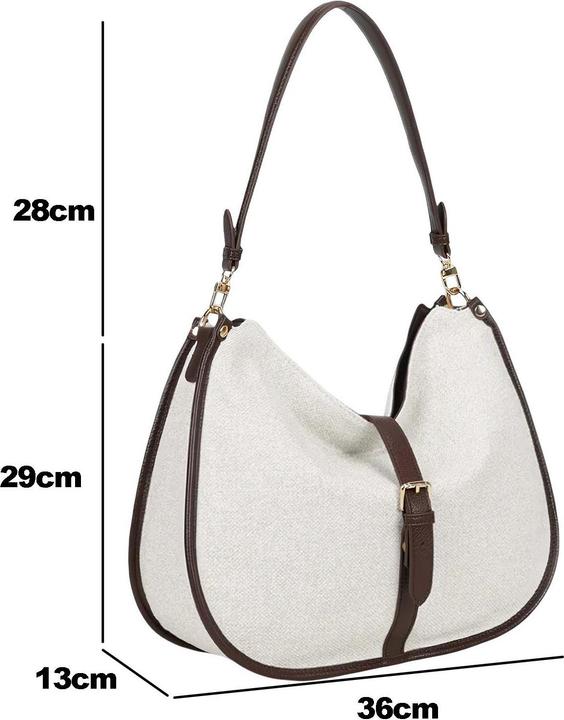 Immagine prodotto Gallantry Damen Hobo Tasche Veloursoptik