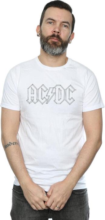 Immagine prodotto AC/DC Black Outline Logo Maglietta Uomo (L)