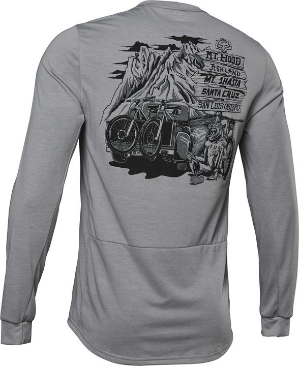 Image du produit Fox Jersey 22 Ranger Ls Dr Stl Gry S (S)