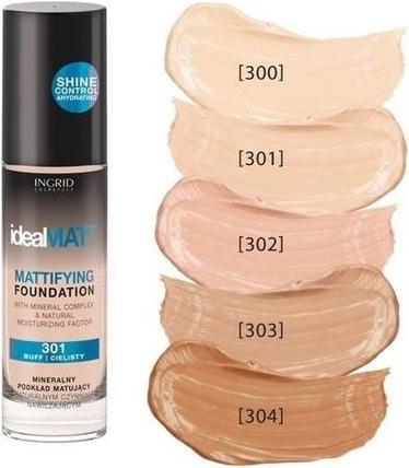 Immagine prodotto Ingrid Cosmetics INGRID Ideal Matt Fondotinta opacizzante mineralny podkład matujący 303 Dark Natural 30ml (303 Naturale Scuro)