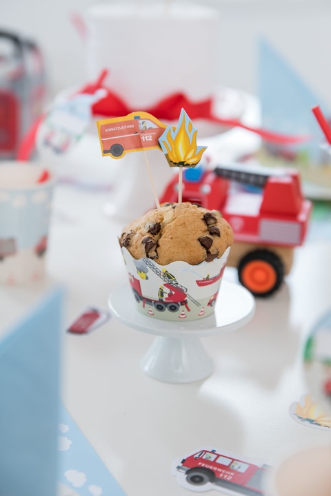 Produktbild DH-Konzept Muffin Deko Picker Feuerwehr