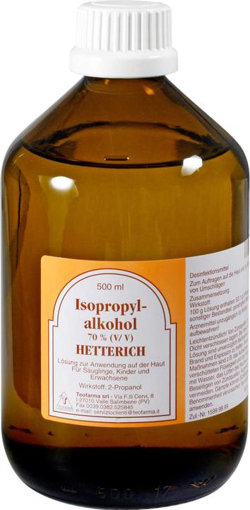 Hettich HETTERICH Isopropylalkohol 70%, 500 ml Lösung (500 ml)