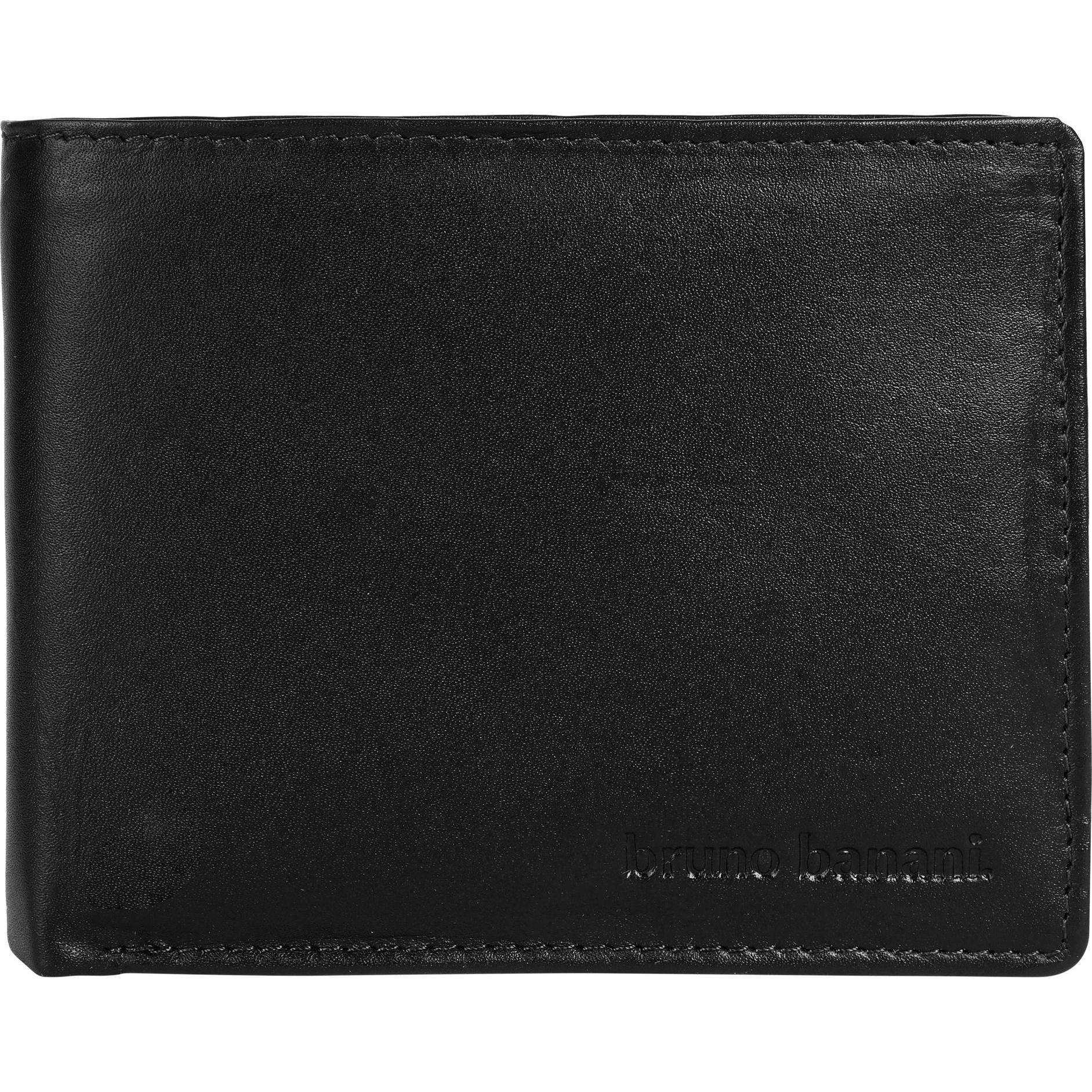 Bruno Banani, Herren, Portemonnaie, Geldbörse, Schwarz