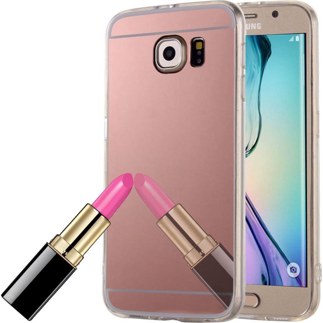 König Design Handyhülle für Samsung Galaxy S6 Schutzcase Backcover Bumper Etuis Rahmen Pink (Samsung Galaxy S6), Smartph...