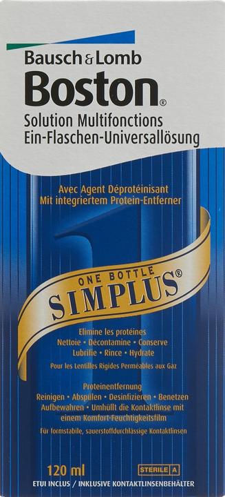 Produktbild Bausch + Lomb Boston Simplus (All in One Lösung, 120 ml)