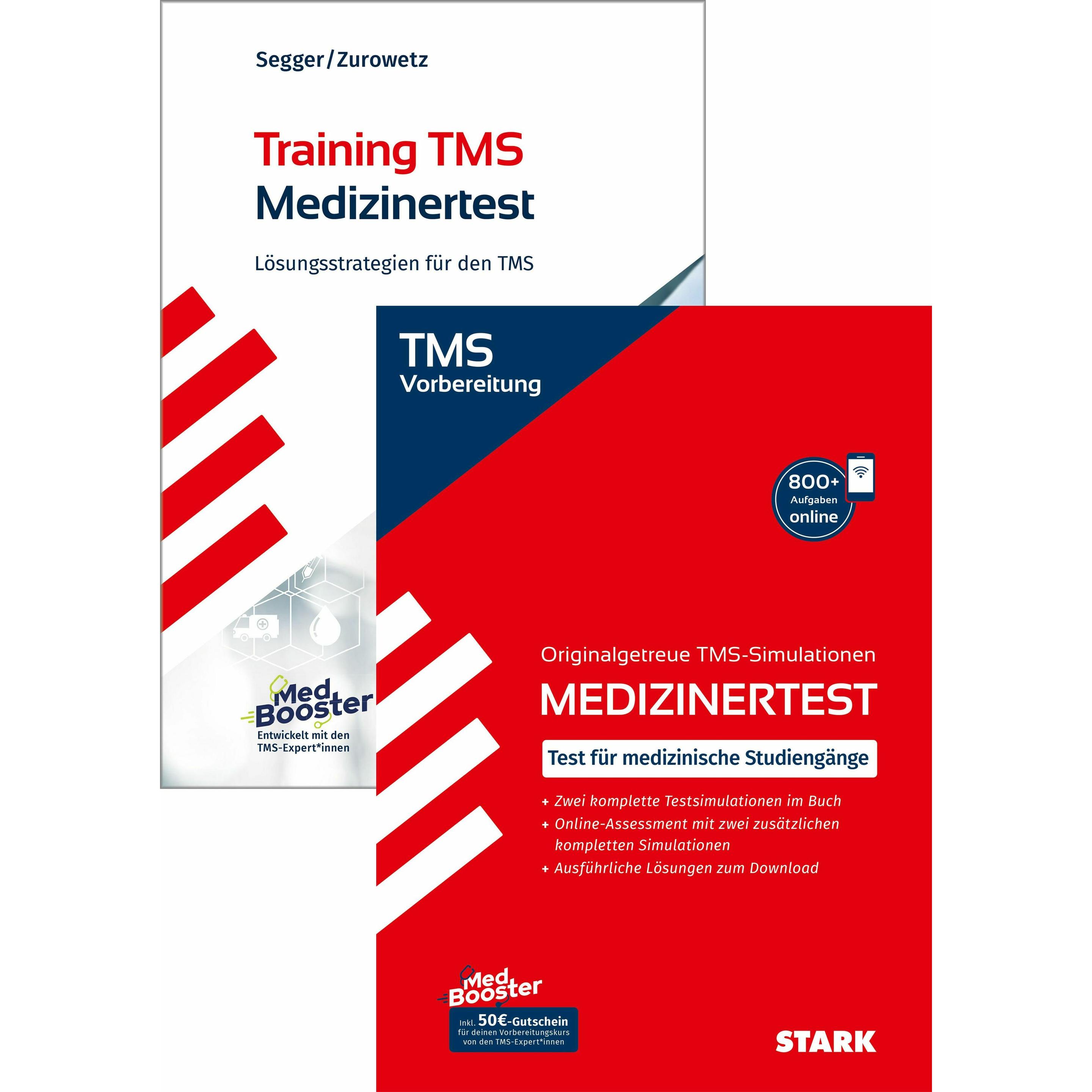 TMS 2024 - Der Medizinertest - Training TMS + Testsimulationen TMS, Fachbücher von Werner Zurowetz, Felix Segger, Edmund...