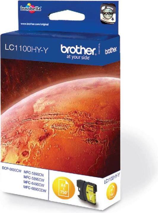 Actual product image Brother Lc-1100hyy (Y)