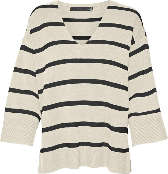 Vero Moda V-Ausschnitt Tief angesetzte Schulter Pullover Strickpullover (L)