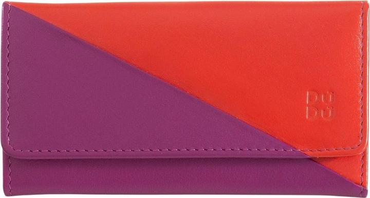 Actual product image Dudubags Tahiti - Multicoloured Key Case Fuchsia