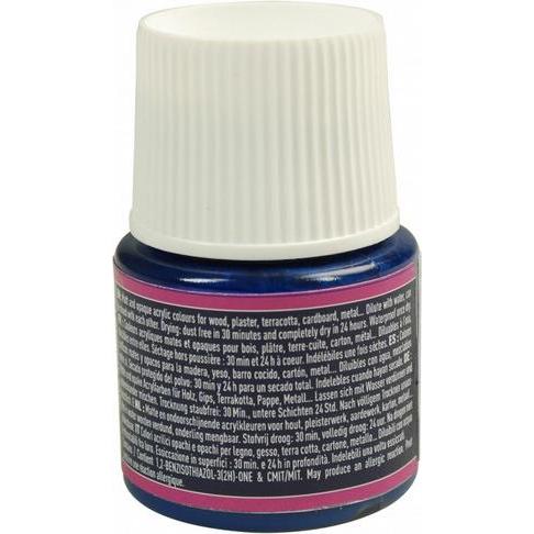 Thumbnail - Pebeo, Künstlerfarbe + Bastelfarbe, Deco Matte Acrylfarben (Marineblau, 45 ml)